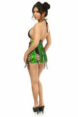 Daisy Corsets Green Holo Lace-Up Skirt - Daisy Corsets