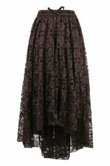 Daisy Corsets Brown Lace Skirt - Daisy Corsets - Flyclothing LLC
