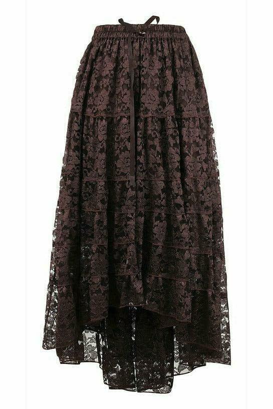 Daisy Corsets Brown Lace Skirt - Daisy Corsets