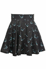 Daisy Corsets Scary Cats Print Stretch Lycra Skirt - Daisy Corsets - Flyclothing LLC