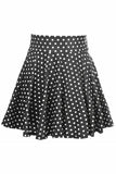 Daisy Corsets Polka Dot Stretch Lycra Skirt - Daisy Corsets