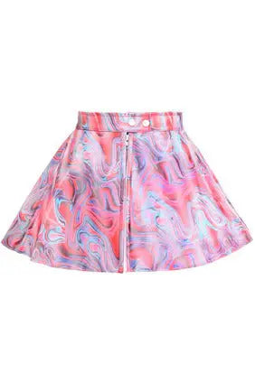 Daisy Corsets Retro Swirl Skirt - Daisy Corsets - Flyclothing LLC