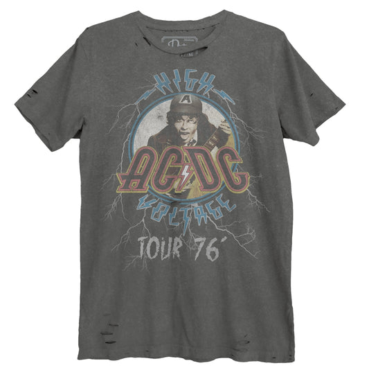 ACDC 76 Vintage Tour Destroyed Unisex T-Shirt