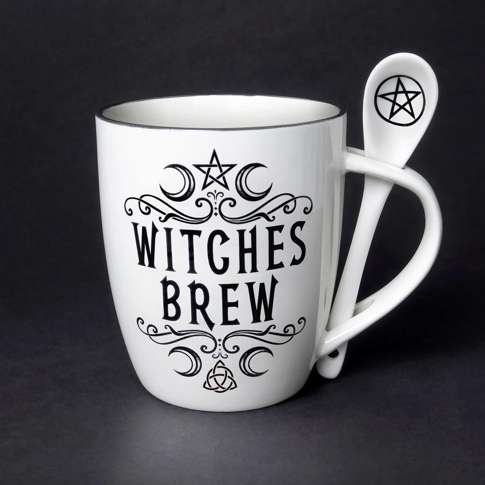 The Vault Crescent Witches Brew Cup and Spoon - Alchemy Gothic