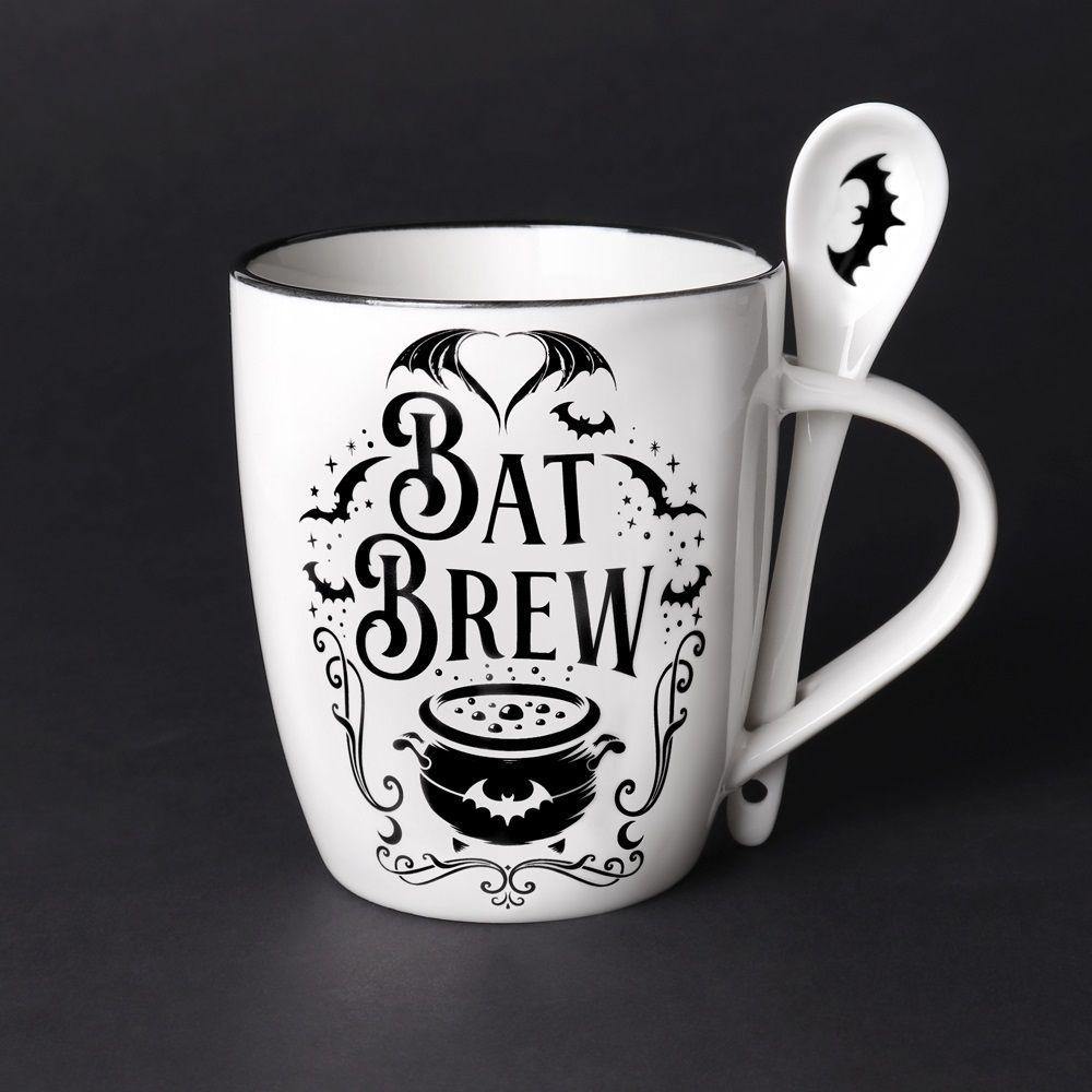 The Vault Bat Brew Mug & Spoon Set - Alchemy Gothic