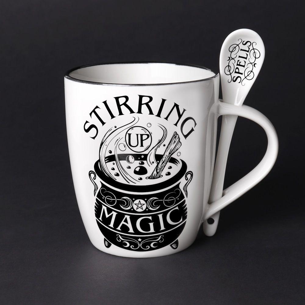 The Vault Stirring Up Magic Mug & Spoon Set - Flyclothing LLC