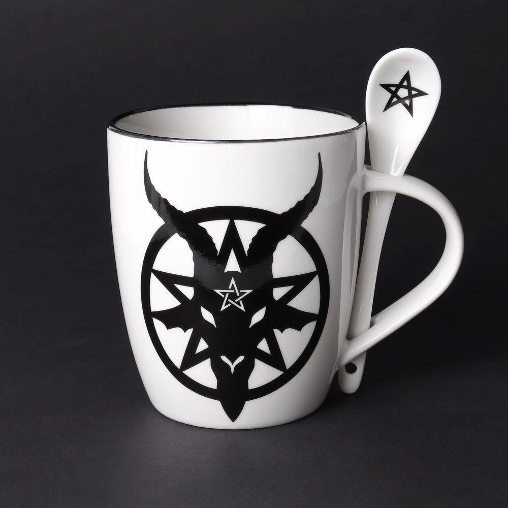 The Vault Baphomet Cup and Spoon - Alchemy Gothic