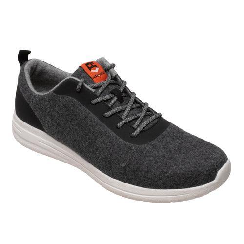 FreeShield Mens Real Wool Casual Charcoal Shoe - Flyclothing LLC