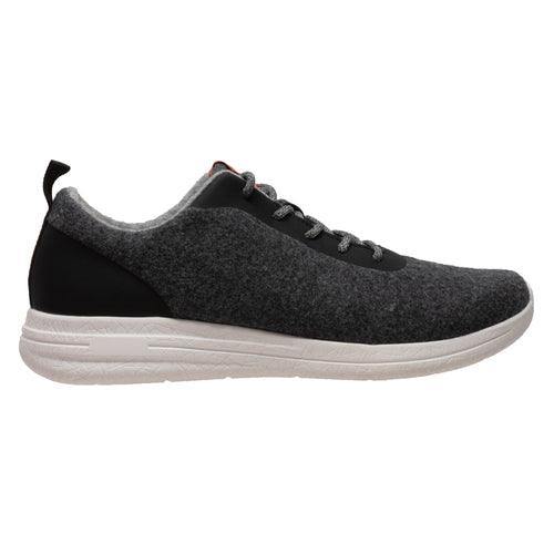 FreeShield Womens Real Wool Casual Charcoal Shoe/Black Shoe - Flyclothing LLC