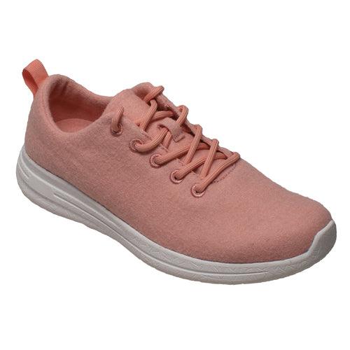 FreeShield Womens Real Wool Casual Pink Shoe - Flyclothing LLC