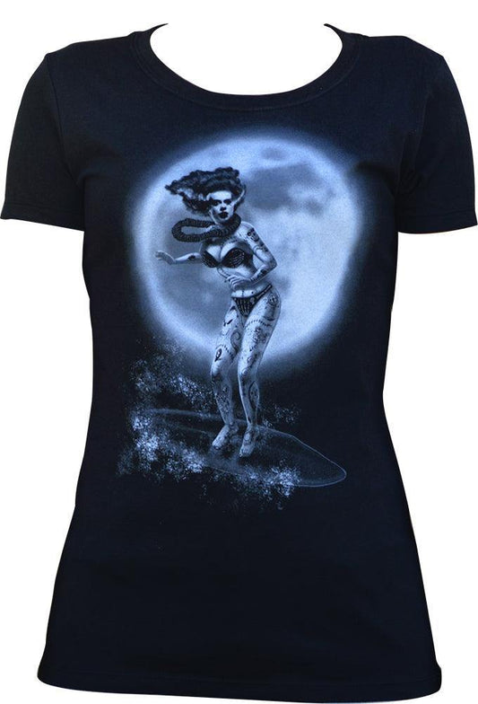 Aloha Bride Girl's Loose Tee - Lowbrow Art Company