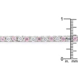 Lace Pink Cubic Zirconia Tennis Bracelet - JGI - Flyclothing LLC
