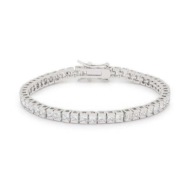 Princess Cubic Zirconia Tennis Bracelet - JGI - Flyclothing LLC