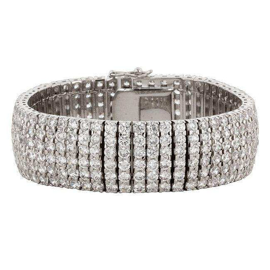 Cubic Zirconia Elegance Formal Bracelet - JGI - Flyclothing LLC