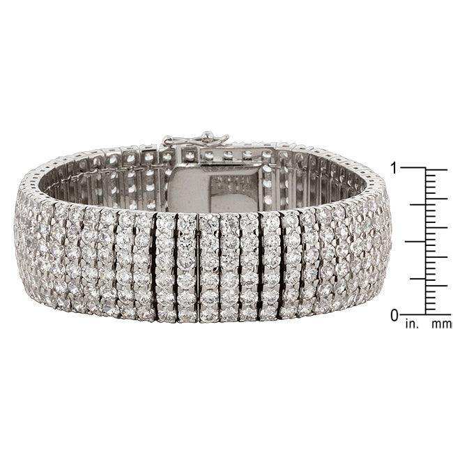 Cubic Zirconia Elegance Formal Bracelet - JGI - Flyclothing LLC