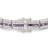 Balboa Purple Cubic Zirconia Bracelet - JGI - Flyclothing LLC
