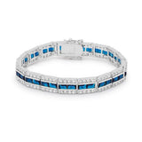 Balboa Blue Cubic Zirconia Bracelet - JGI