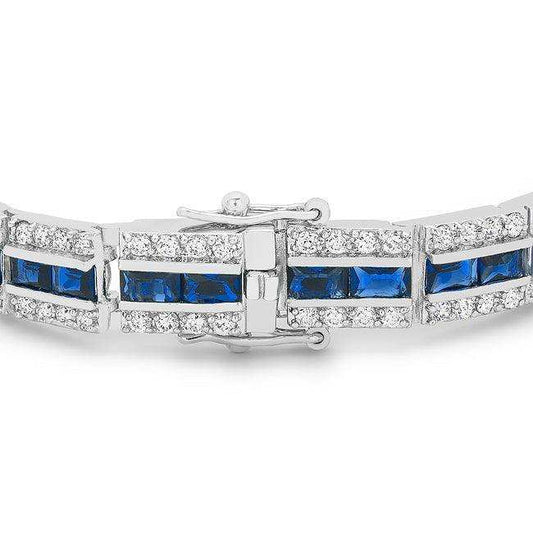Balboa Blue Cubic Zirconia Bracelet - JGI - Flyclothing LLC