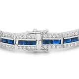 Balboa Blue Cubic Zirconia Bracelet - JGI