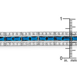 Balboa Blue Cubic Zirconia Bracelet - JGI