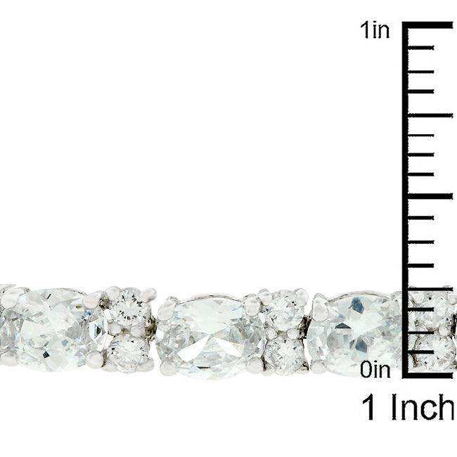 Oversized Oval Cubic Zirconia Tennis Bracelet - JGI - Flyclothing LLC