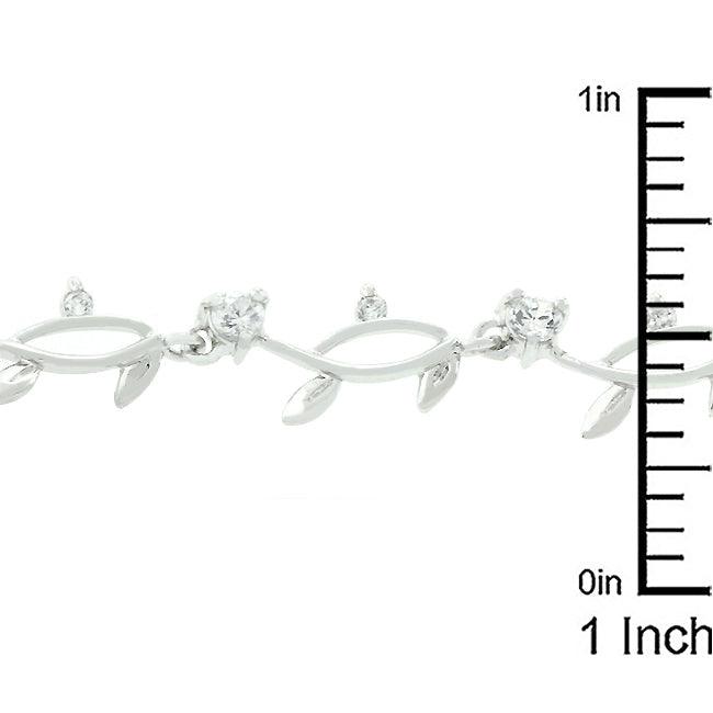 Nathans Vine Cubic Zirconia Bracelet - Flyclothing LLC