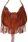Scully HANDBAG FRINGE/STUDDED HANDBAG - Scully Leather