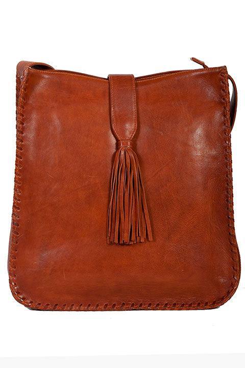 Scully HANDBAG WHIP STITCH HANDBAG - Scully Leather