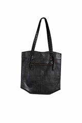 Scully Leather 100% Leather Handbag Lace Black Handbag - Scully Leather