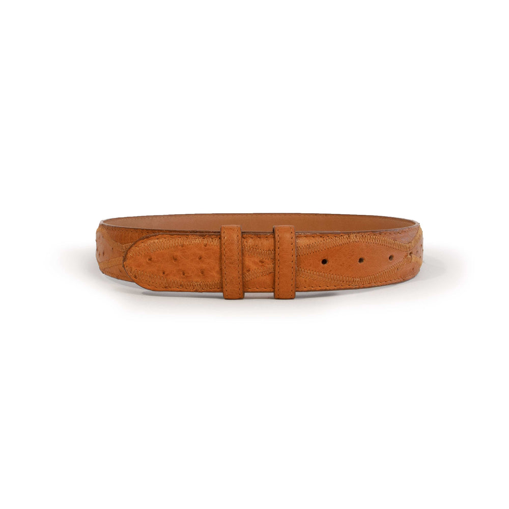 Ferrini USA Ostrich Patch Straight 1½" Belts - Ferrini USA