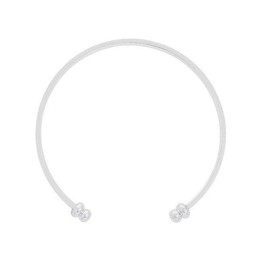 Channel-Set Clear Crystal Cuff - JGI - Flyclothing LLC