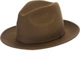 Black Creek Copper 100 Percent Crushable Wool 3 1/4 Brim Hat - Black Creek