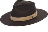 Black Creek New Dark Brown Crushable Wool Hat - Black Creek