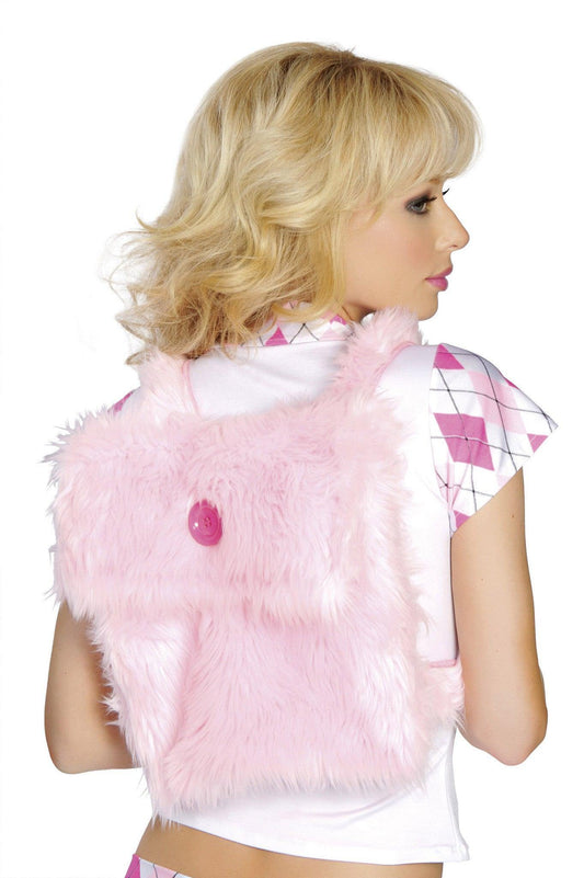 Roma Costume Fur Back Pack - Roma Costume