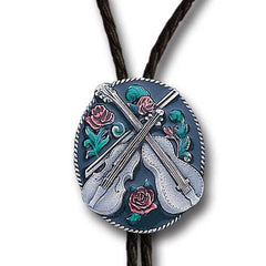Guitar and Fiddle Bolo Tie - Flyclothing LLC