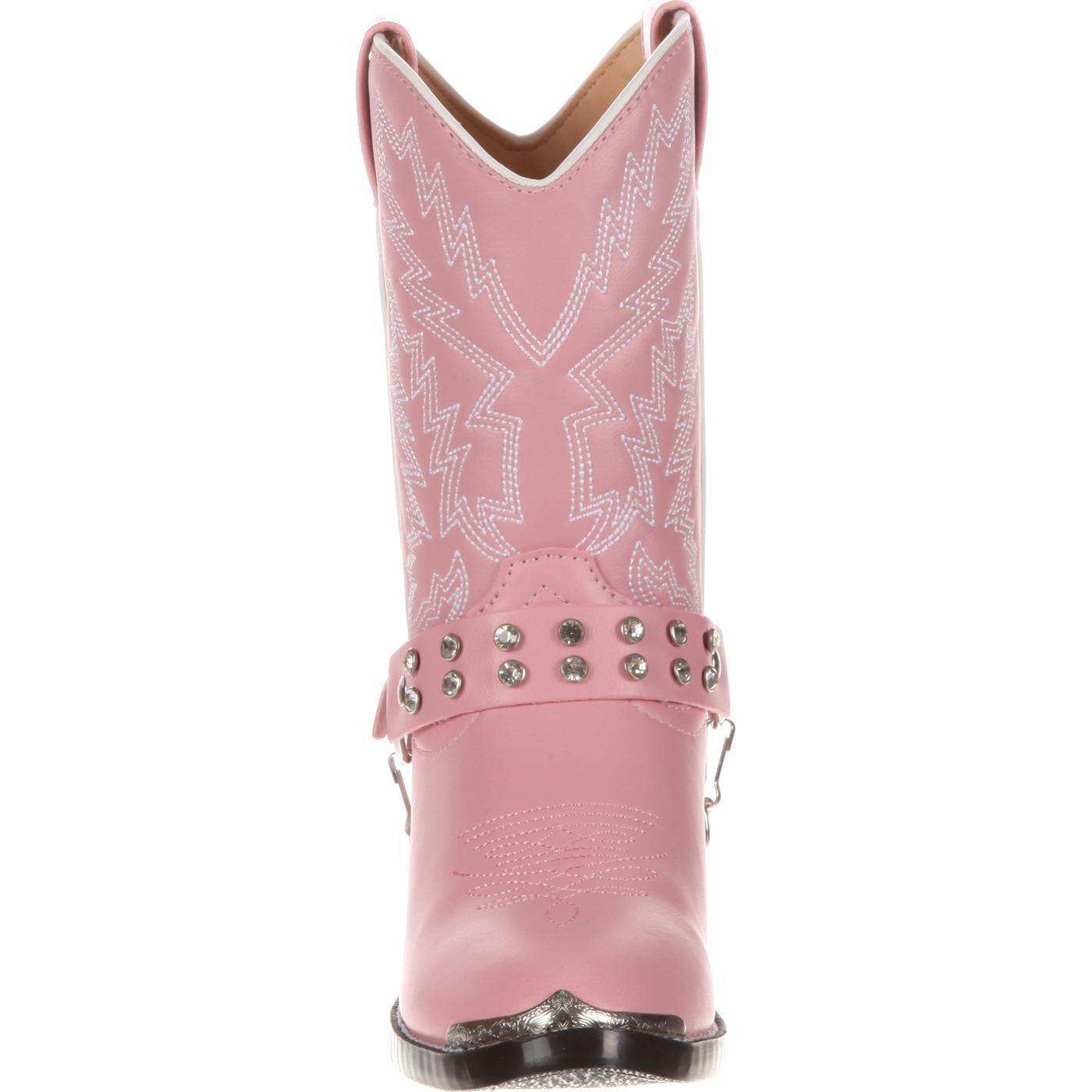 Durango® Big Kid Pink Rhinestone Western Boot - Durango - Flyclothing LLC