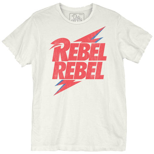 David Bowie Rebol Bolt Enzyme Wash Unisex T-Shirt