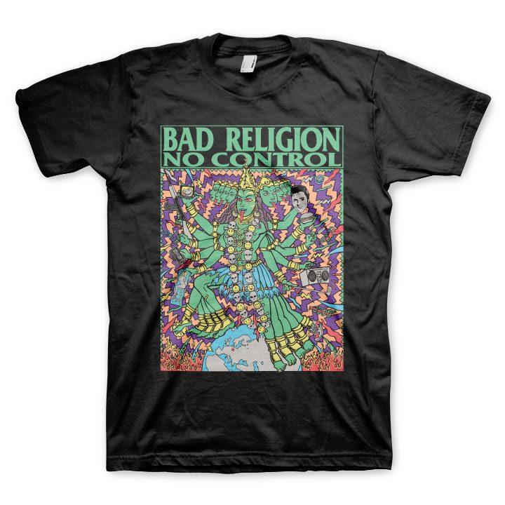 Bad Religion No Control Kozik Mens T-Shirt - Flyclothing LLC