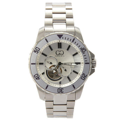 Curtis & Co BIG TIME ROYALE (45 mm) SILVER CASE / WHITE DIAL Watch - Curtis and Co Watches