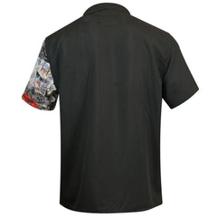 Gravity Homme Men's Weekend Shirt | Newspaper Noir - Gravity Homme