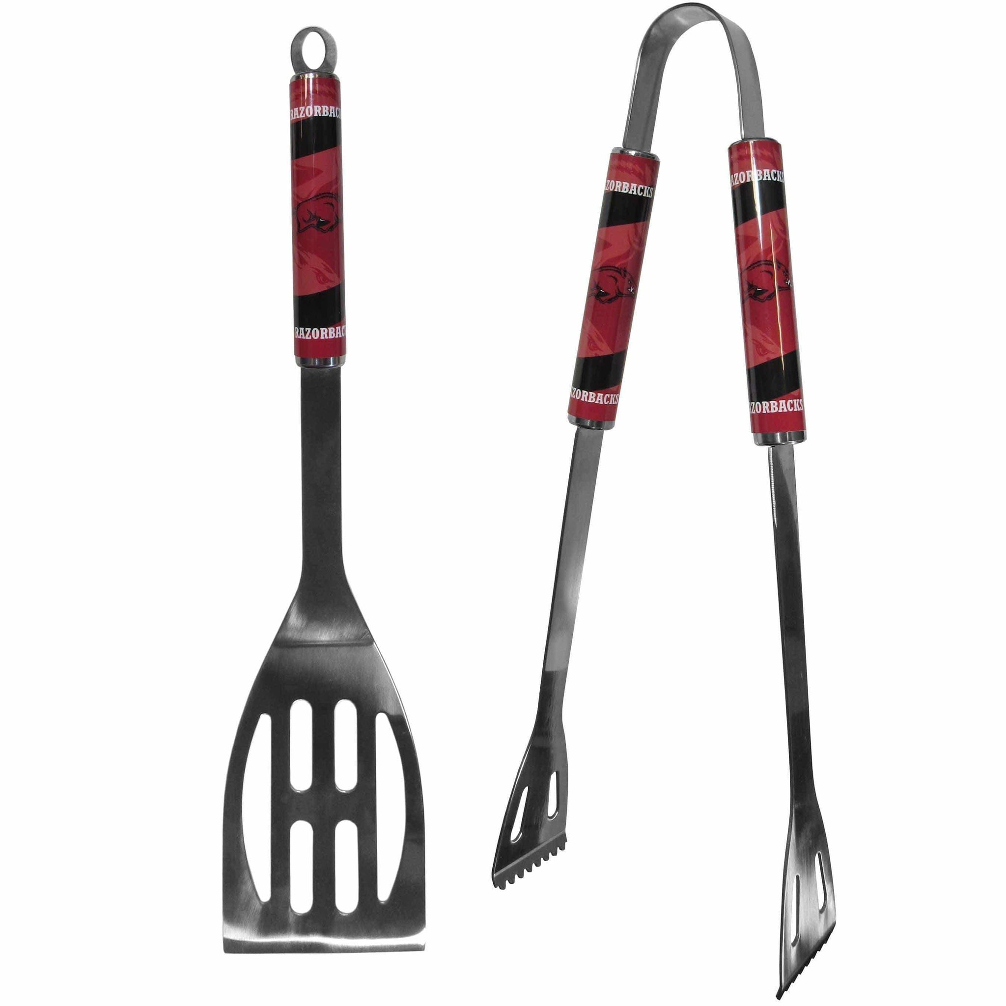 Arkansas Razorbacks 2 pc Steel BBQ Tool Set - Siskiyou Buckle - Flyclothing LLC