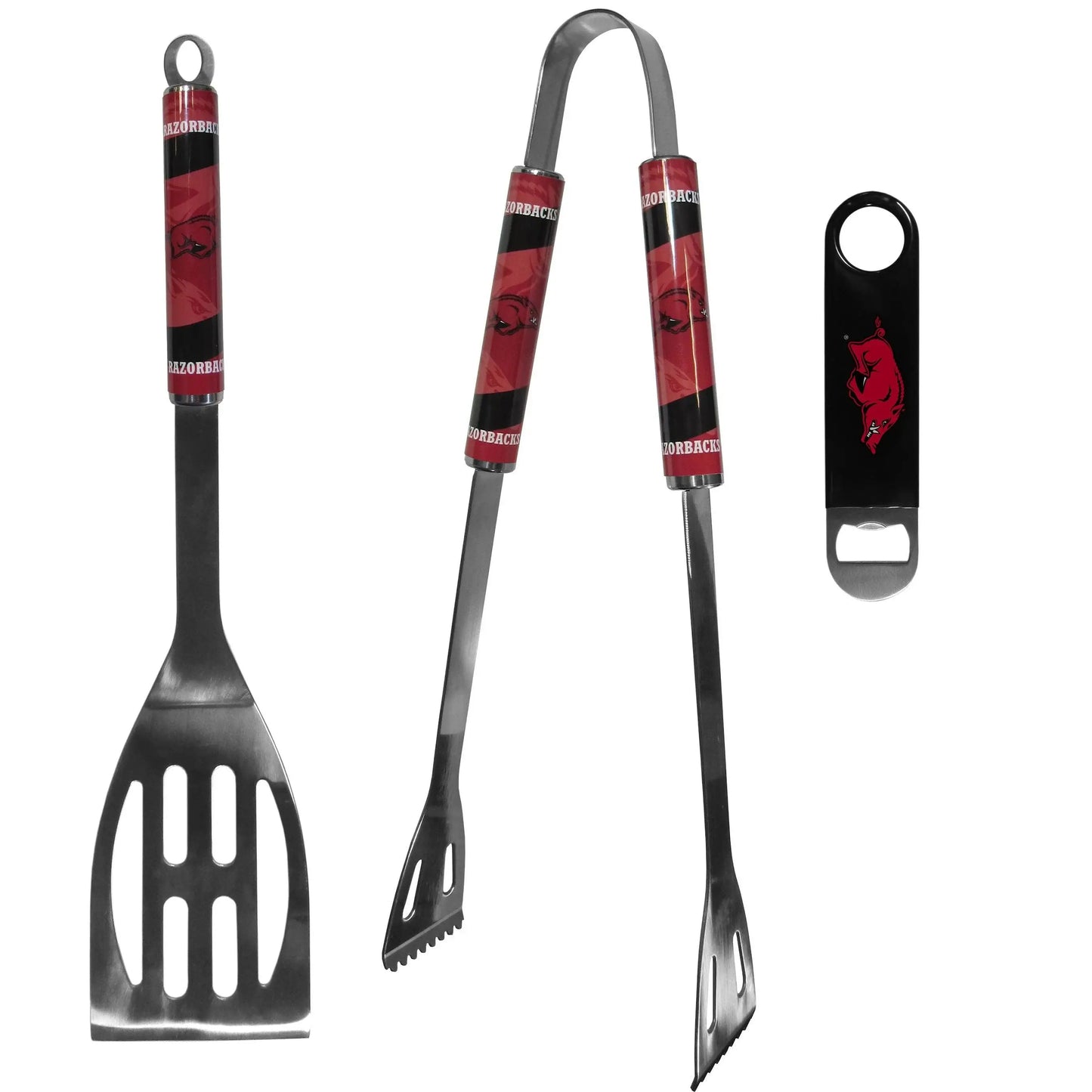 Arkansas Razorbacks 2 pc BBQ Set and Bottle Opener - Siskiyou Buckle - Flyclothing LLC