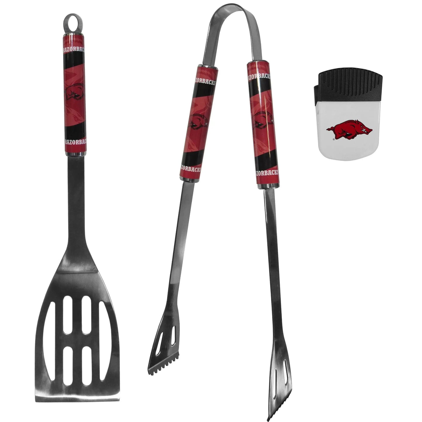Arkansas Razorbacks 2 pc BBQ Set and Chip Clip - Siskiyou Buckle - Flyclothing LLC