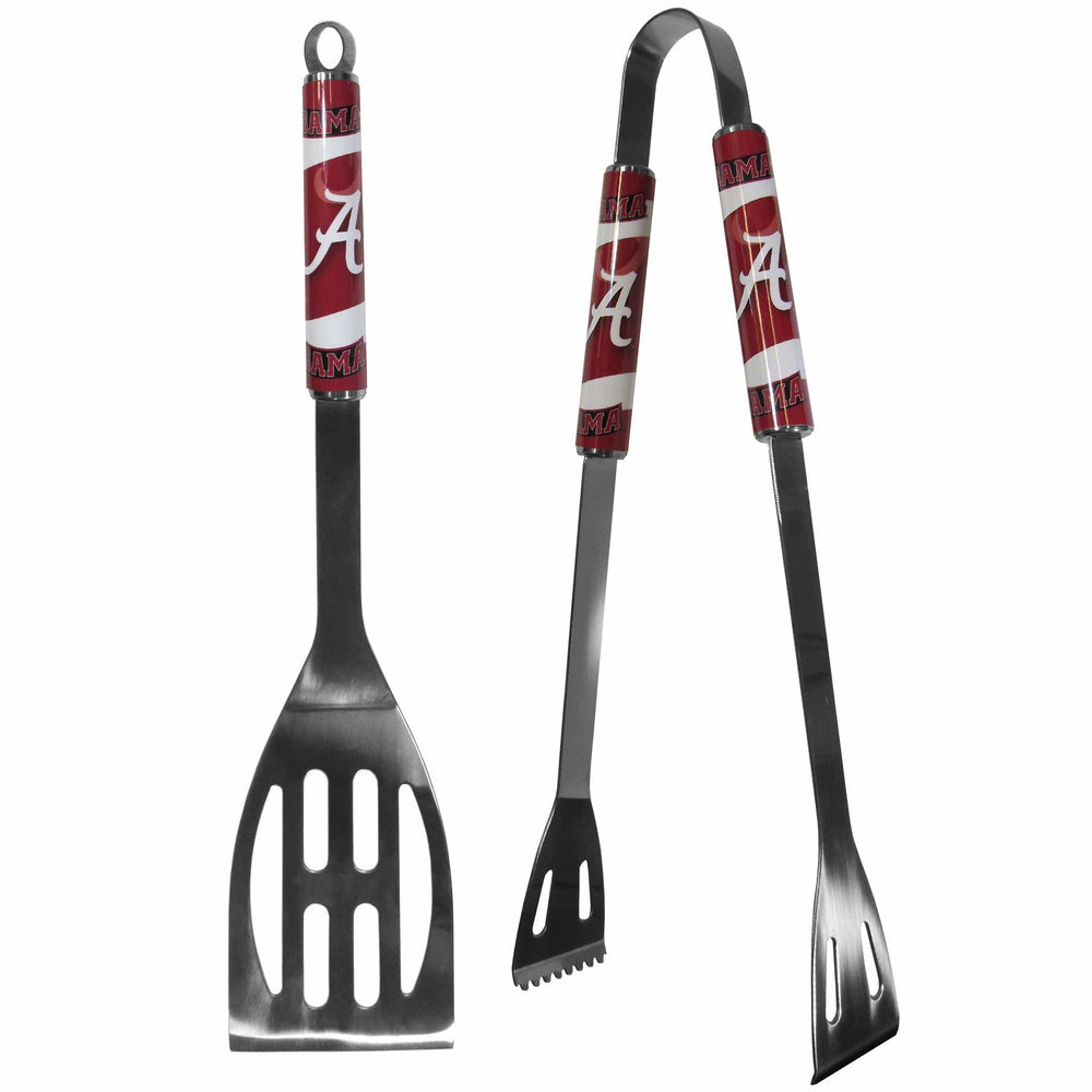 Alabama Crimson Tide 2 pc Steel BBQ Tool Set - Siskiyou Buckle