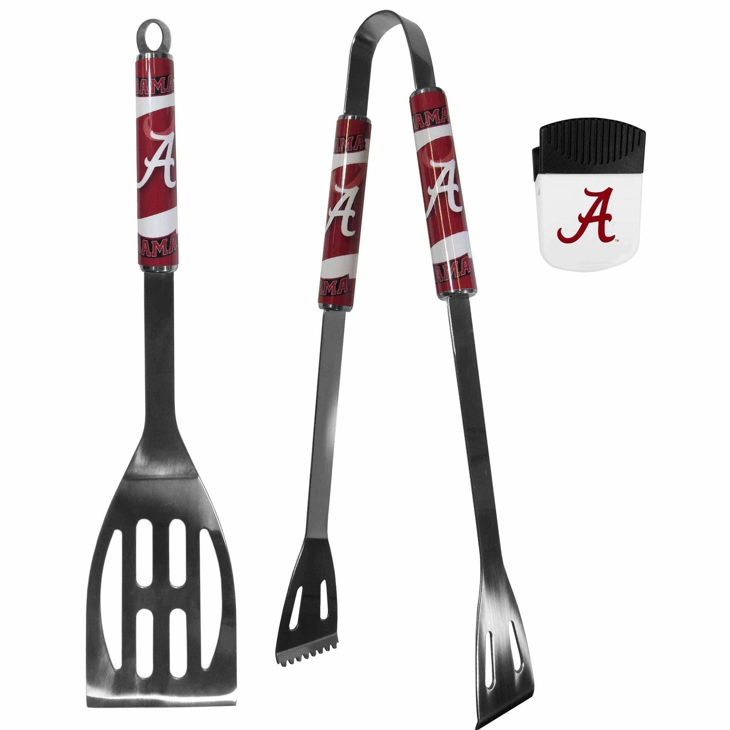 Alabama Crimson Tide 2 pc BBQ Set and Chip Clip - Siskiyou Buckle - Flyclothing LLC