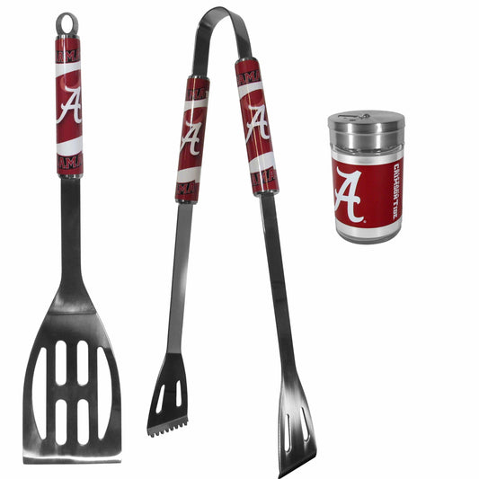 Alabama Crimson Tide 2pc BBQ Set with Season Shaker - Siskiyou Buckle
