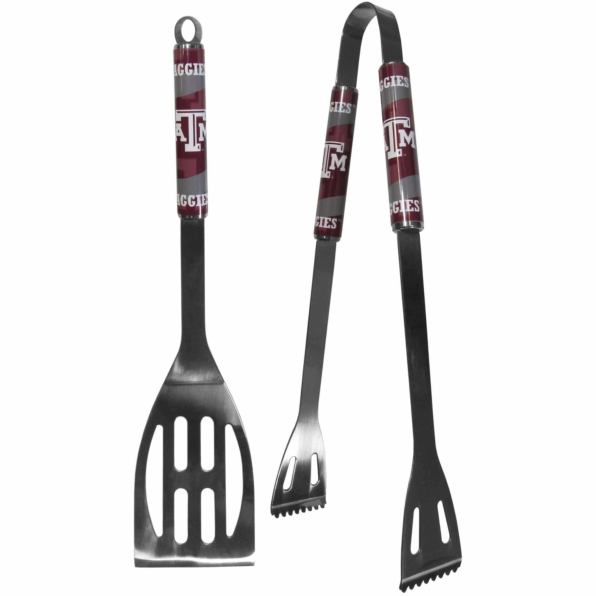 Texas A & M Aggies 2 pc Steel BBQ Tool Set - Siskiyou Buckle - Flyclothing LLC