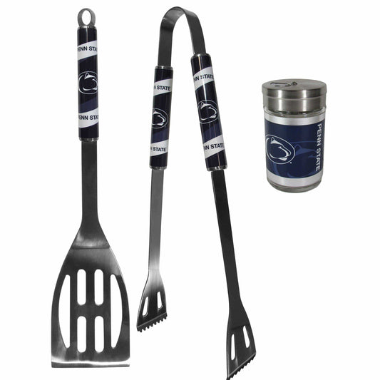 Penn St. Nittany Lions 2pc BBQ Set with Season Shaker - Siskiyou Buckle - Flyclothing LLC