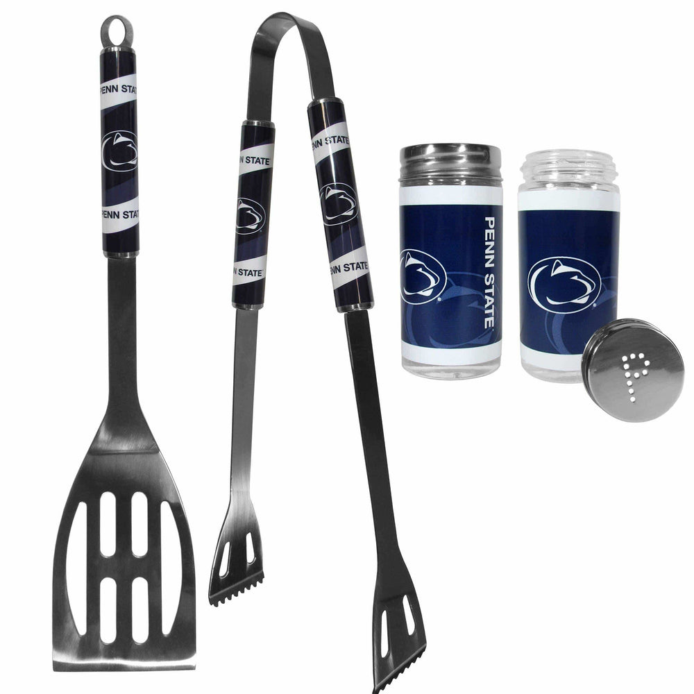 Penn St. Nittany Lions 2pc BBQ Set with Tailgate Salt & Pepper Shakers - Siskiyou Buckle - Flyclothing LLC