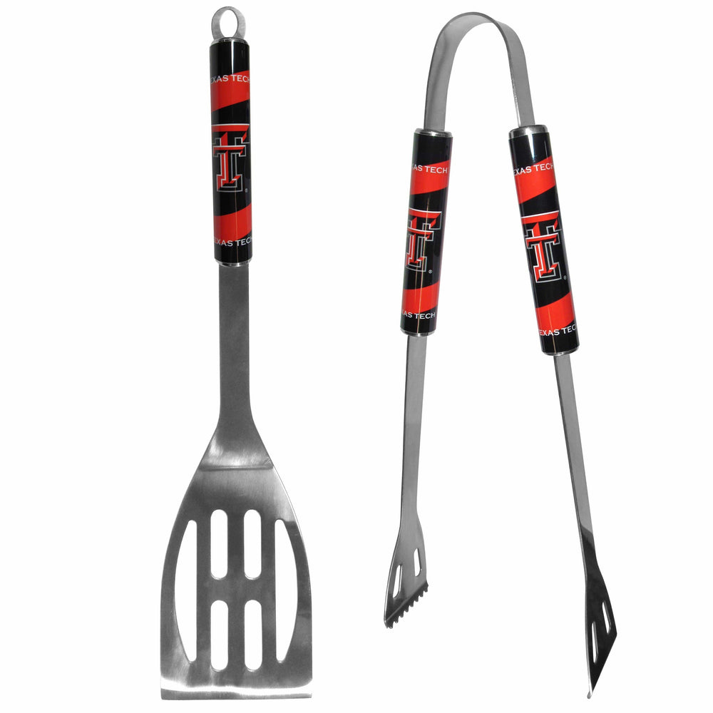 Texas Tech Raiders 2 pc Steel BBQ Tool Set - Siskiyou Buckle